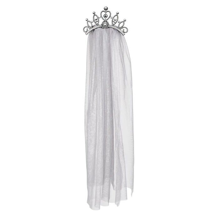 Diadème de princesse Halloween - SMIFFYS - Zombie - Métal - Gris - Mixte