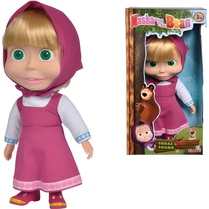 Masha Poupee Rire 30cm MASHA & MICHKA - SIMBA