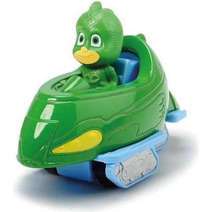 Véhicule en métal Gluglu + Vehicule X1 Blister - MAJORETTE - PJ Masks - Roues libres - Figurine incluse