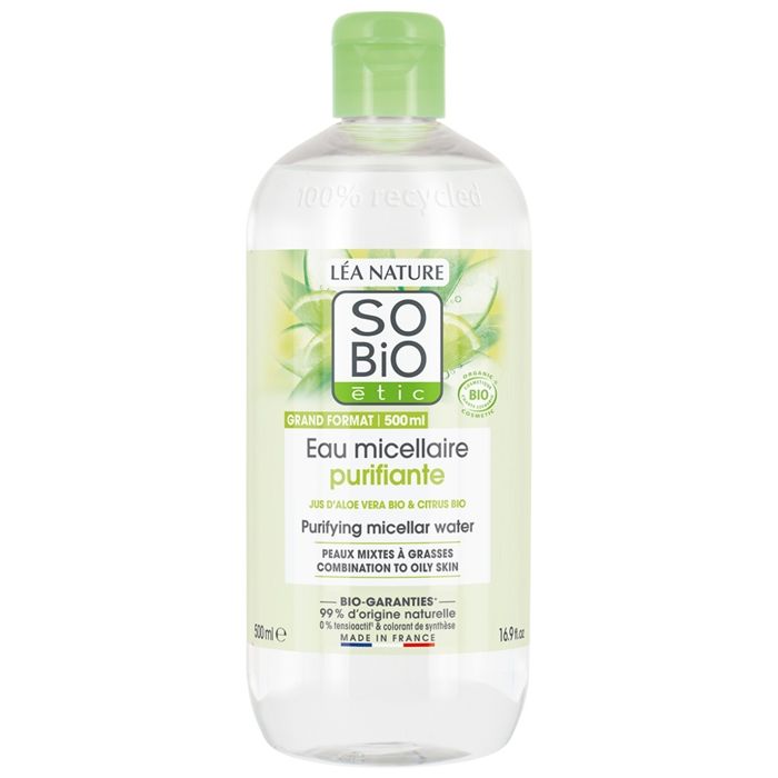SO'BiO ETIC Eau micellaire Hydra Aloe Vera - 500 ml