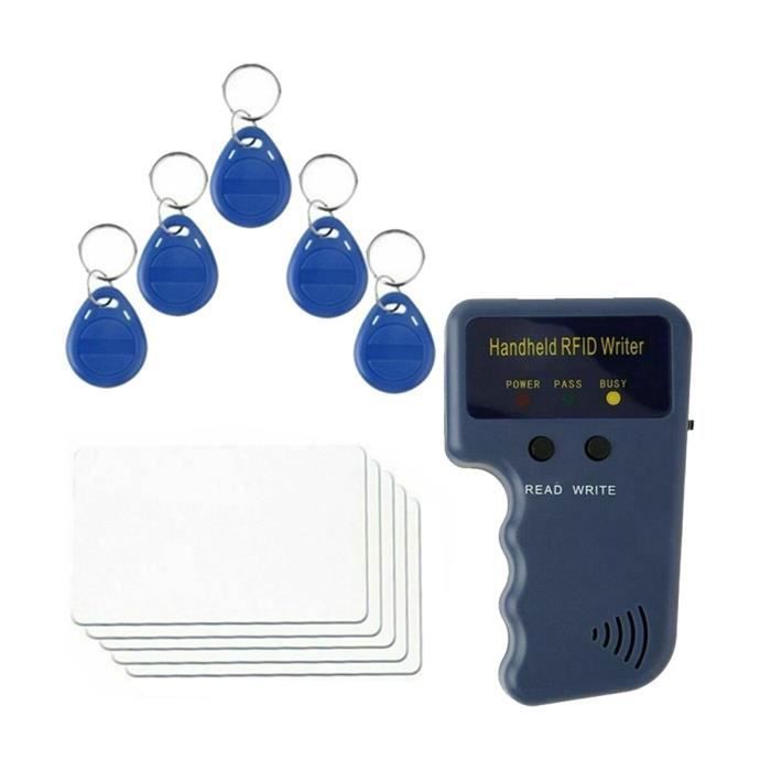 125KHz EM4100 RFID Copieur Writer Duplicator Programmer Reader + T5577 EM4305 ID RéInscriptible Keyfobs Tags