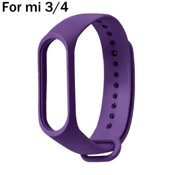 Cheap-Bracelet intelligent Pour Mi Band 5 3 4 Bracelet En Silicone MiBand 4 Bracelet Bracelet Pour Mi Band 5 Bande de Poignet 97E5A