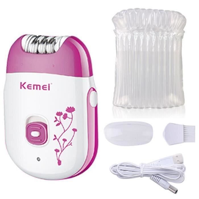 Yongme-Kemei 6203 – épilateur électrique rechargeable pour femmes appareil puissant pour enlever les poils du cor with bubble with