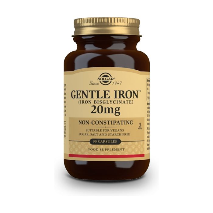 Solgar Fer Doux Gentle Iron 90 gélules végétales