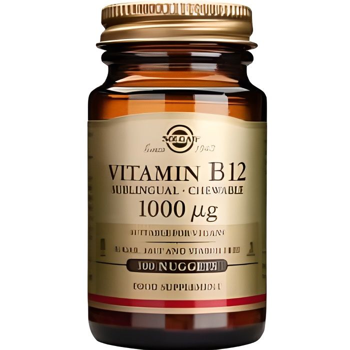 La Vitamine B12 1.000Mcg. 100Comp.masticables