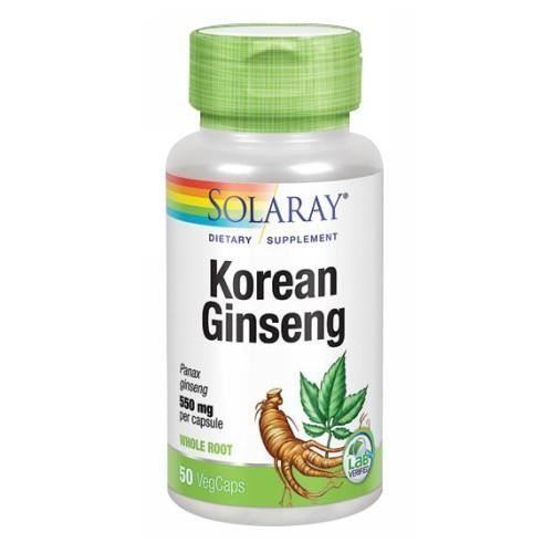 Solaray Ginseng coréen - Vitamines - Suppléments - 50 capsules