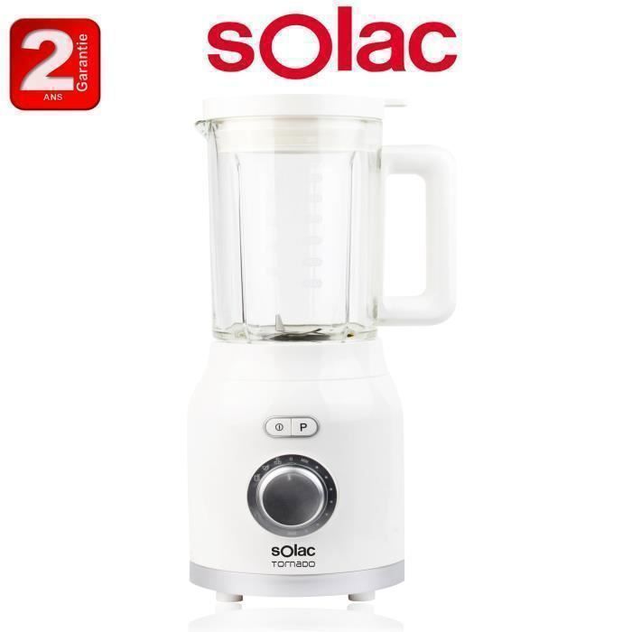 Blender Bol en verre haute gamme TORNADO mixeur robot 1200w-2ans de garantie