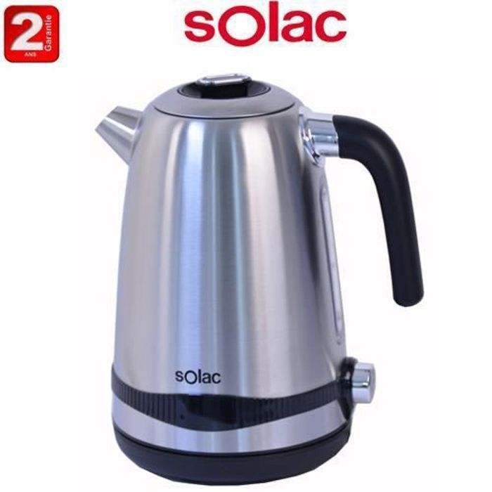 Bouilloire en inox SELECTA  2200W1,7L acier inoxydable- 2 ans de garantie