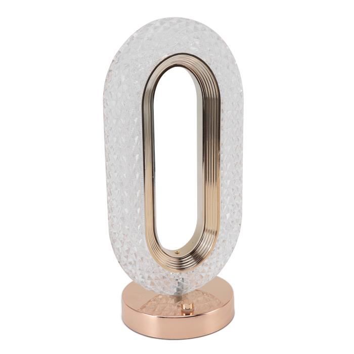 Sonew lampe de table en cristal Lampe de chevet de Table en cristal 3 voies Dimmable innovante luxe moderne LED cristal tactile