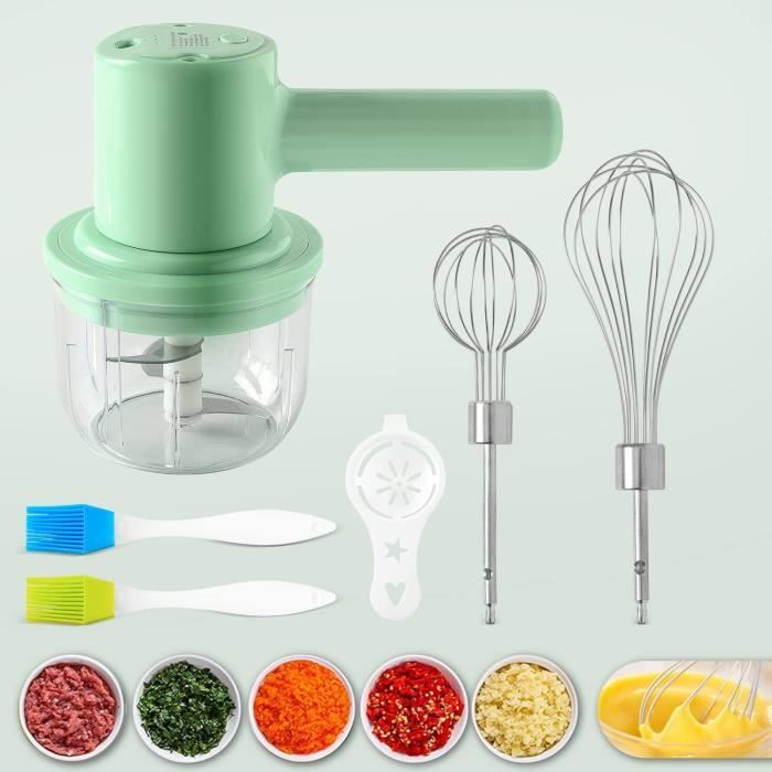 Mini hachoir électrique sans fil pour ail, poivre, piment, oignon, viande et épices88