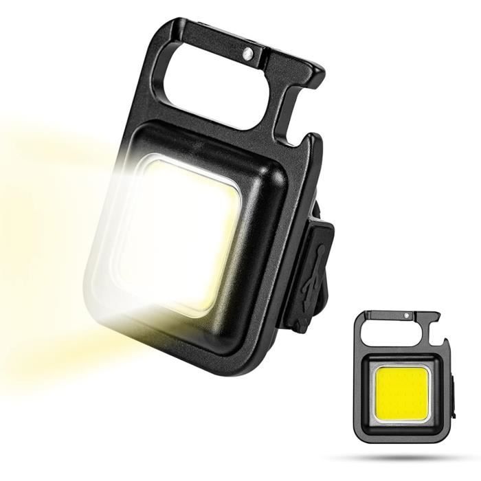 Led Mini Lampe De Poche, Lampe Torche Rechargeable De 500 Lumens, 4 Niveaux De Luminosité, Lampe Torche De Travail Portable[S248]