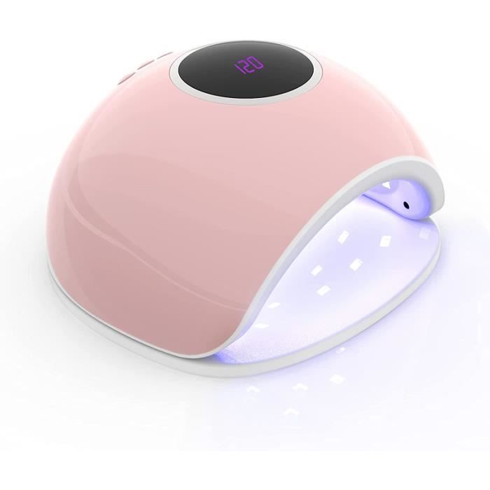 Abedy Lampe Uv Ongles, Sèche-Ongles 48W Avec 4 Minuteries, Séchoirs À Ongles Lcd Ongle Pour Manucure Et Pédicure, Pink , 1 Unité317