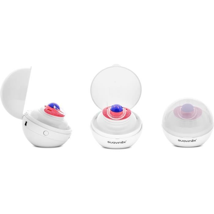 Suavinex Sucette Stérilisateur Portable Duccio Perle