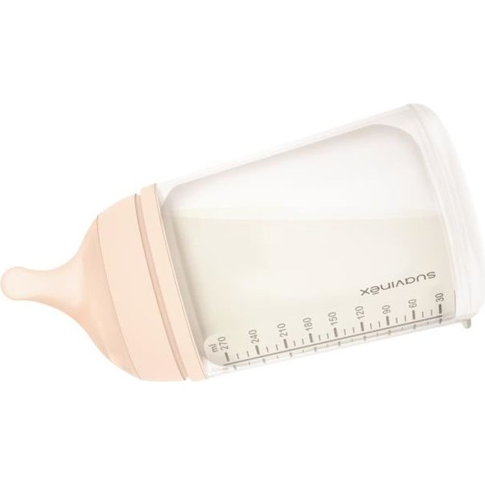 Suavinex Biberon Anti-Colique Débit Lent Zerø Zerø 180ml