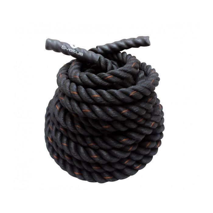 Corde d'oscillation SVELTUS - L15 m Ø38 mm - Noir - Adulte - Homme