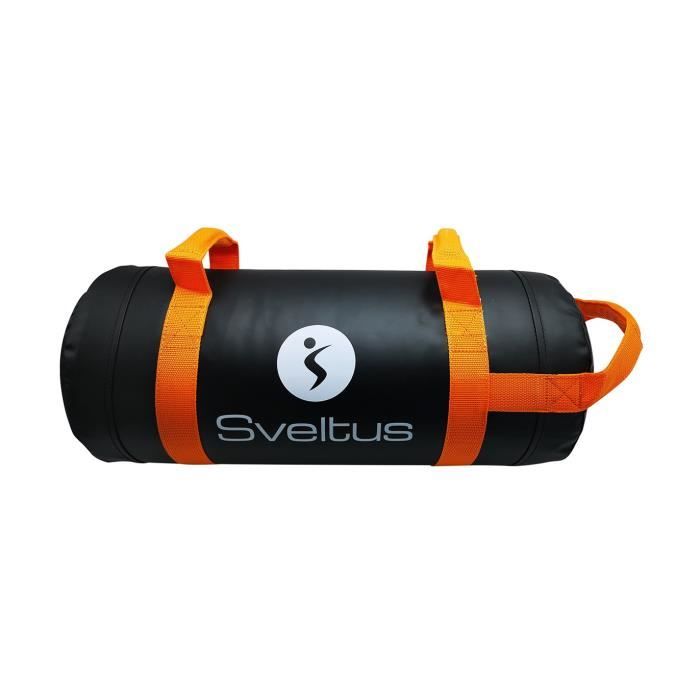 Sac de sable SVELTUS 5 kg - Noir - Adulte - Mixte - 3 poignées rembourrées en mousse