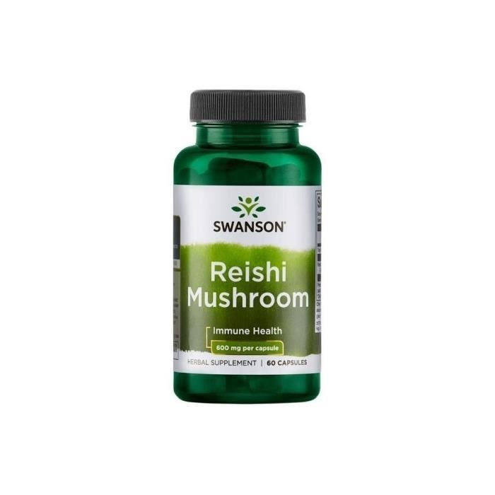 Compléments alimentaires Reishi 600 MG BI7476 , Swanson,