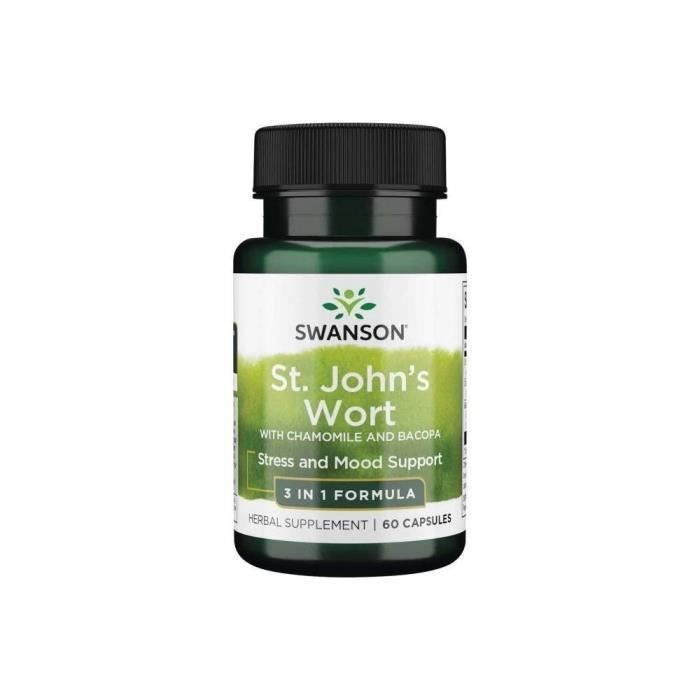 Compléments alimentaires ST Johns Wort Chamomile Bakopa BI7455 , Swanson,