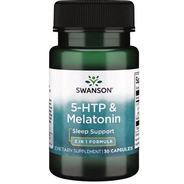 5-HTP 50 mg & Mélatonine 3 mg 30 caps