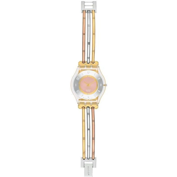 Bracelet acier femme - SWATCH - Montre femme Swatch Tri-Gold Again S - Couleur de la matière:Transparent
