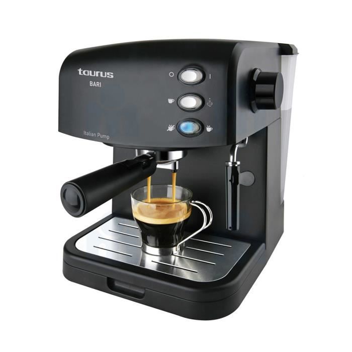 Machine à café pression   ESPRESSO BARI 1,5L 15BARS   TAURUS