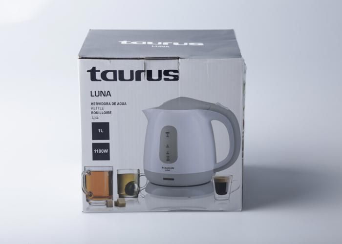 Bouilloire en plastique Luna -1100W 1L