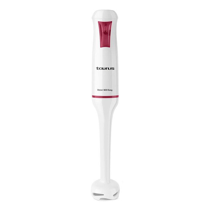 Mixeur plongeant Taurus Robot 600 Easy de 600W, 20 vitesses + Turbo, système anti-éclaboussures
