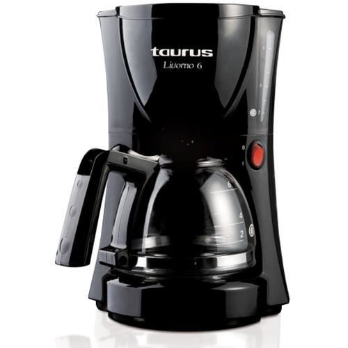 Taurus Livorno 6, Machine à café filtre, 550 W, Noir
