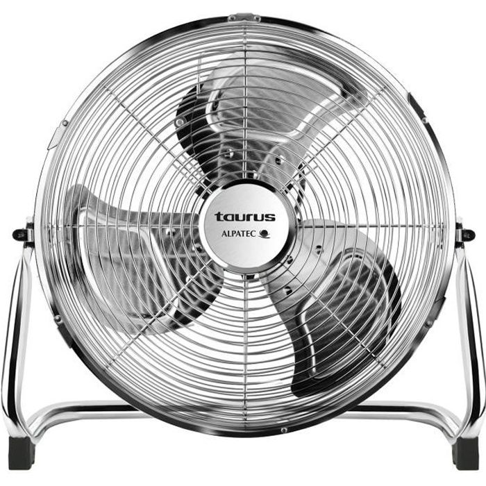 Ventilateur de sol Taurus Alpatec Sirocco 18 de 120W, 3 vitesses, 3 hélices, inclinaison ajustable
