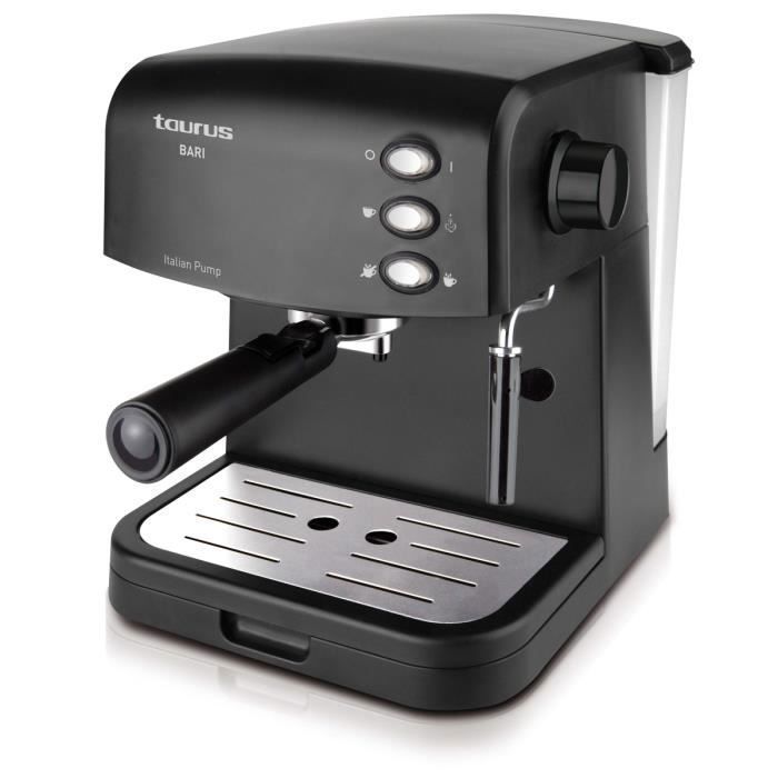 Cafetière Expresso Bari 850 W - 15 bars Gris,Noir