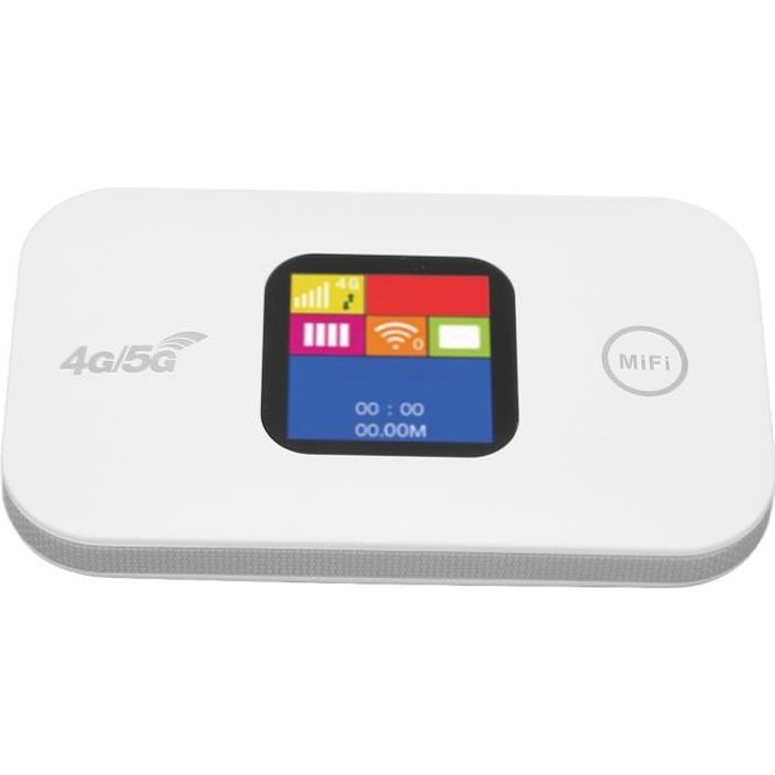 Routeur WiFi 4G Routeur 4G LTE avec Emplacement pour Carte SIM, Routeur WiFi, Modem Routeur 4G, Point informatique pack