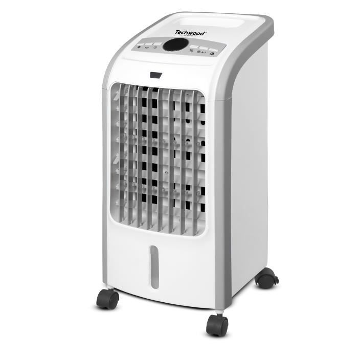 Rafraîchisseur d'air - Fonction oscillation - Filtre à évaporation - Télécommande - Blanc