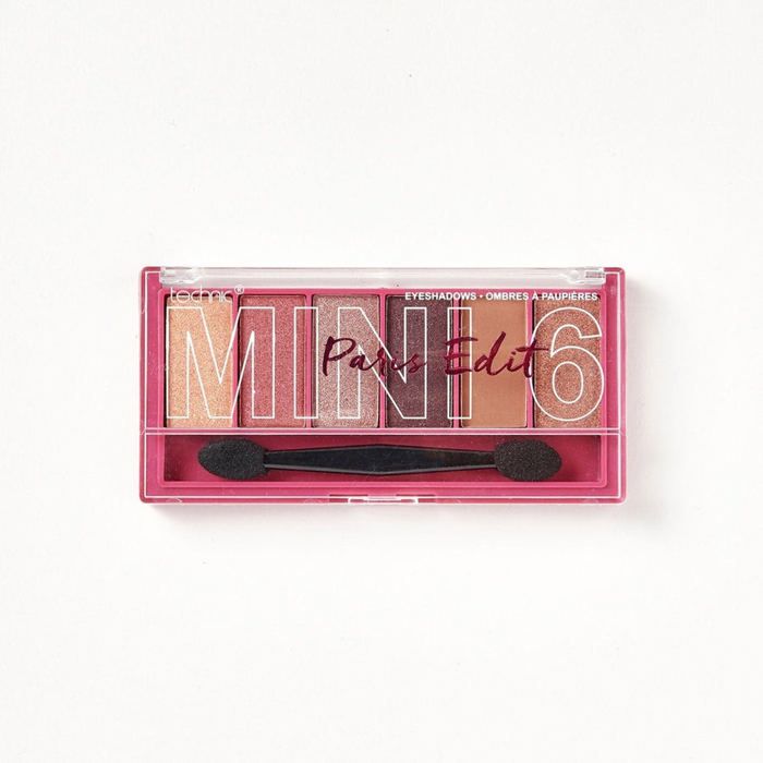 Fard à paupières - TECHNIC - Palette Paris Edit - 6 teintes variées - Mates et métalliques - 7,2g