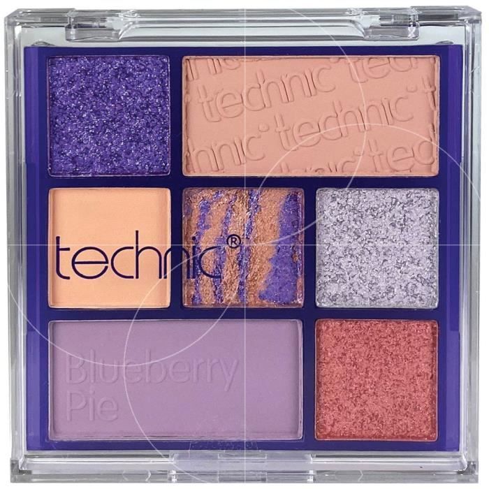 Blueberry pie Palette de 7 Fards à paupières Beige