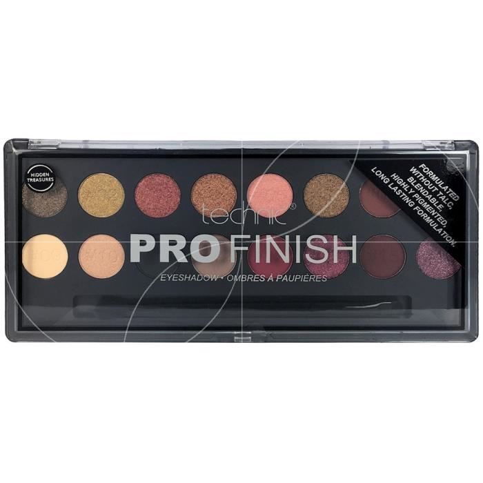 Technic - Palette Pro Finish Hidden treasures - Ombres à paupières - 16g