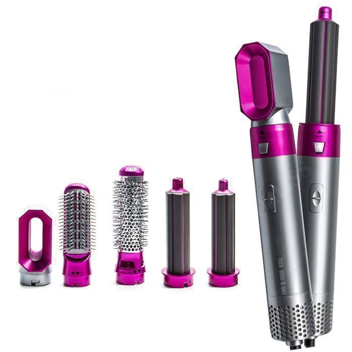 Peigne de coiffage à air chaud TD® 5 en 1 Contrôle de la température à 3 niveaux Conception anti-brûlure