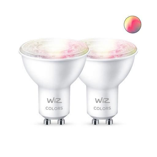 TECHBREY Pack 2 Ampoules LED Smart WiFi + Bluetooth GU10 PAR16 RGB+CCT Dimmable WIZ 4.9W  RGBCCT