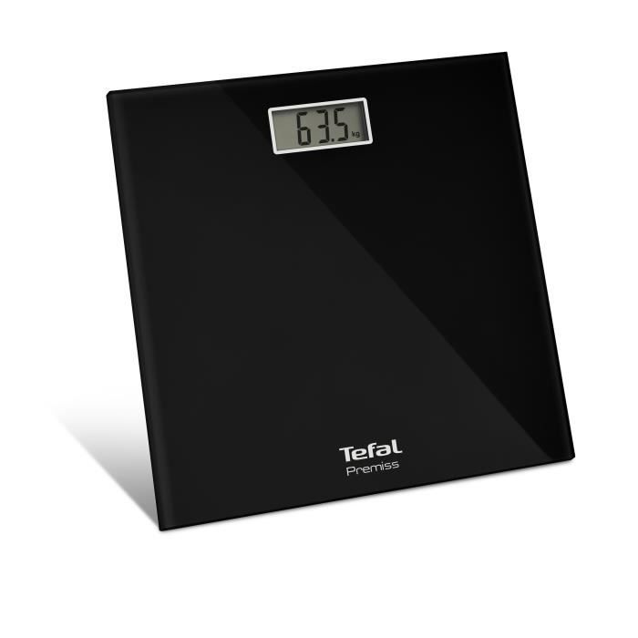 Pèse-personne électronique Tefal PP1060 - 150 kg - 100 g - kg - lb - ST - Carré - Noir