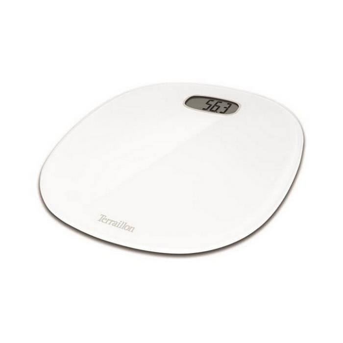 BEG85010WH - Pèse-personne électronique 160kg-100g blanc TERRAILLON