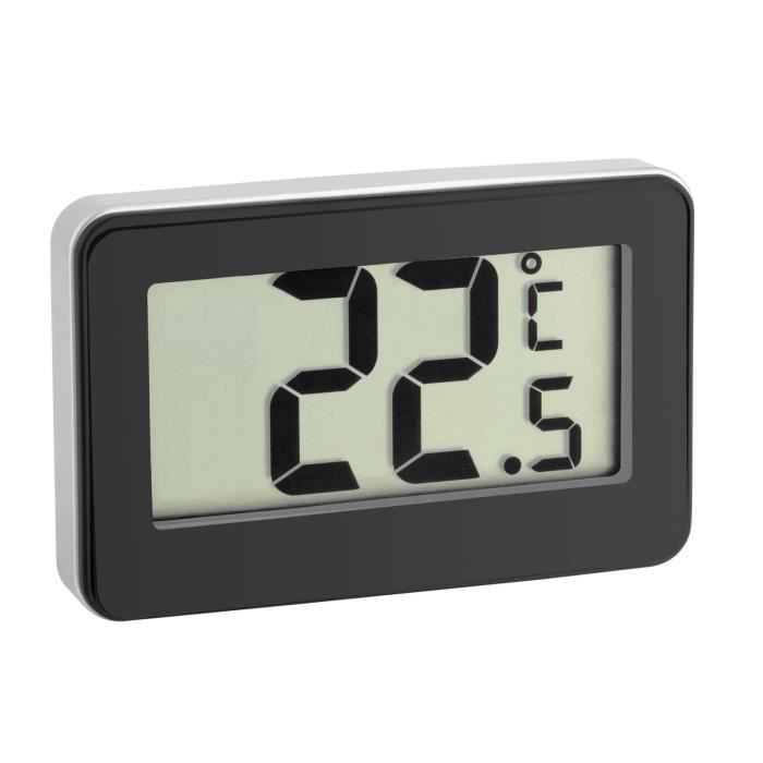 Thermomètre - TFA DOSTMANN - 30.2028.01 - Noir - Sans fil - Mesure intérieure