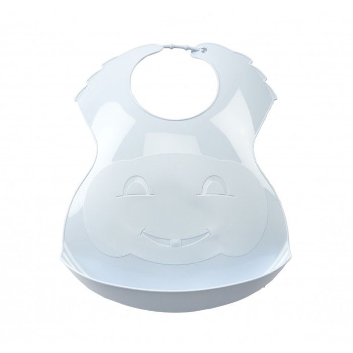 THERMOBABY Bavoir semi-rigide - Fleur bleue