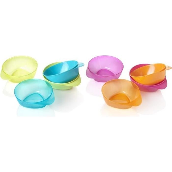 Tommee Tippee Bol d'Apprentissage Violet et Gris +6m