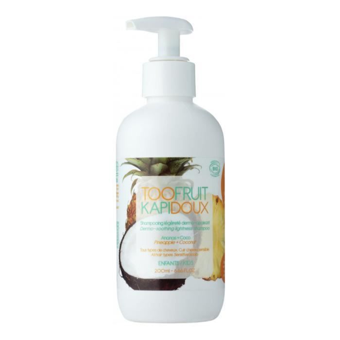 Toofruit Kapidoux Shampooing Ananas Coco Bio 200ml