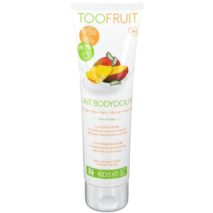 Toofruit Lait Bodydoux Lait Corps Manque Aloe Vera Bio 150ml