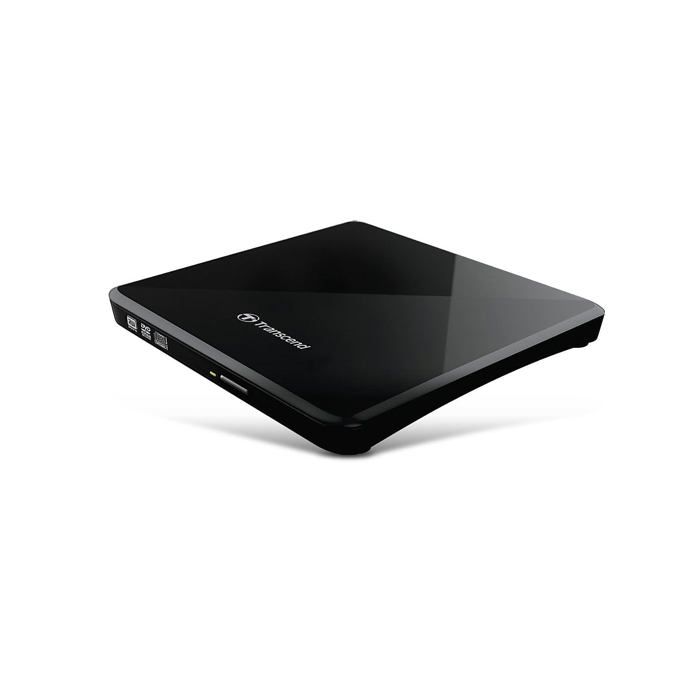 Graveur DVD Externe - Transcend - TS8XDVDS-K - USB - Noir - Compatible CD/DVD