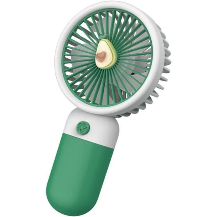 Mini Ventilateurs Pliables,Portable Hand Fan, Petit Ventilateur Usb Chargeant Avec Support Portable Mini Support De Poche Ven[H2009]