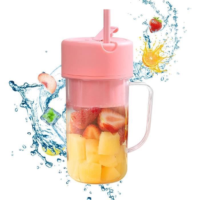 Blender Smoothie, 420Ml Mixeur Blender Portable Blender Mini Mixeur Mixer, Fresh Juice Blender Bouteille, Smoothie Mixer Blen[H316]