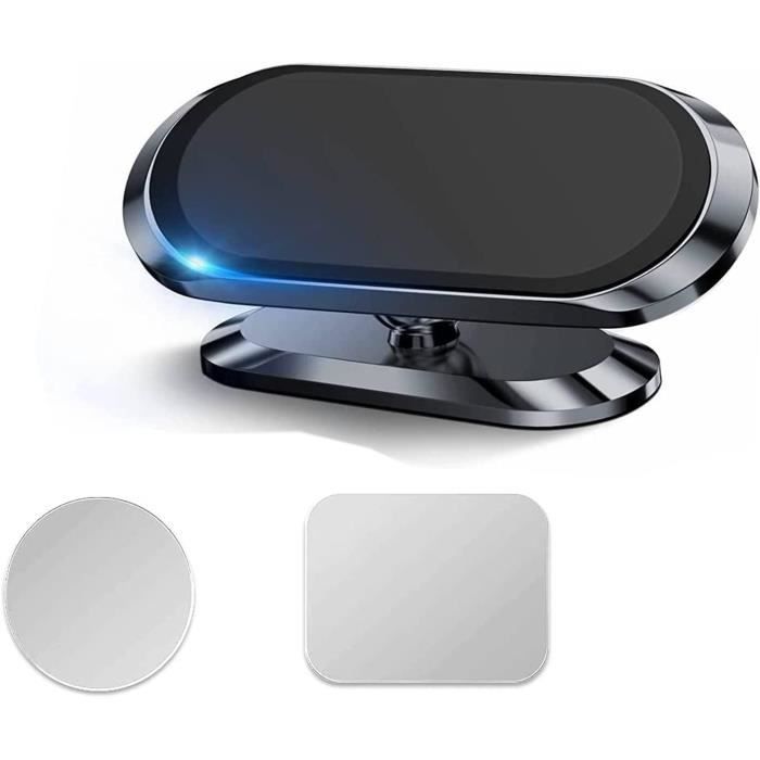 Support Téléphone Voiture, Porte Téléphone Voiture Magnétique Portable Support Smartphone Voiture Rotation 360° Aimant Fort P[H1834]