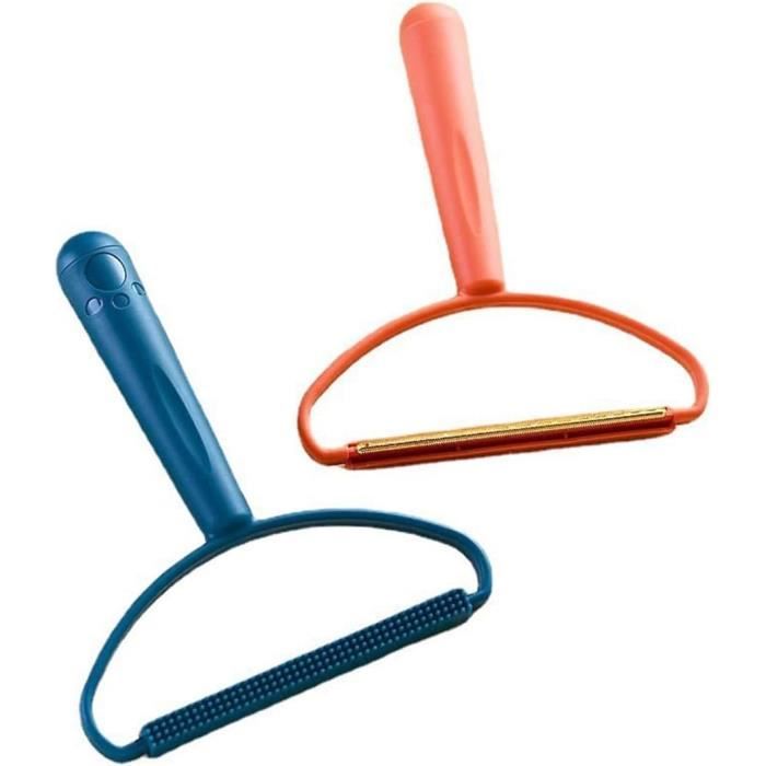 2 Pcs Rasoir Anti Bouloche, Brosse Manuel Anti Poil, Roll On Lint Remover, Portable Lint Remover Pour Vêtements, Carpet, Anim[H1000]