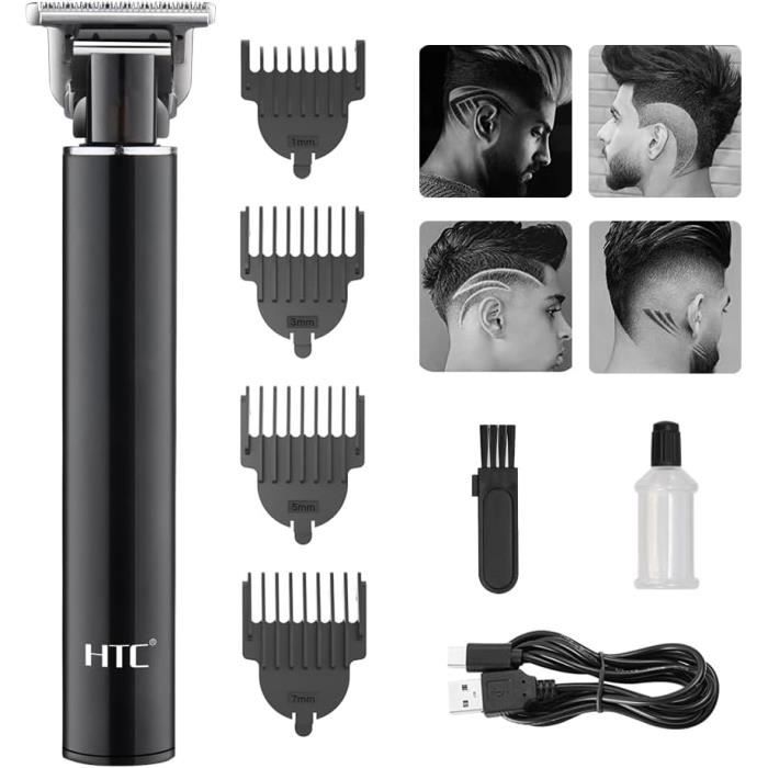 Tondeuse À Cheveux Professionnelle Tondeuse À Barbe Électrique T-Blade Tondeuse À Barbe Électrique Rechargeable Pour Hommes T[u323]